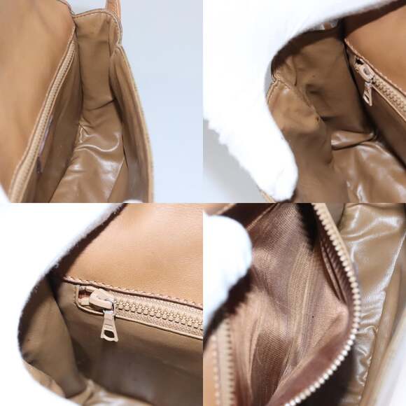 CELINE Macadam Canvas Shoulder Bag Beige - Picture 12 of 13